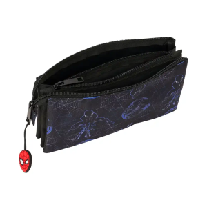 Bolso escolar portatodo safta triple spider-man attack 120x220x30 mm