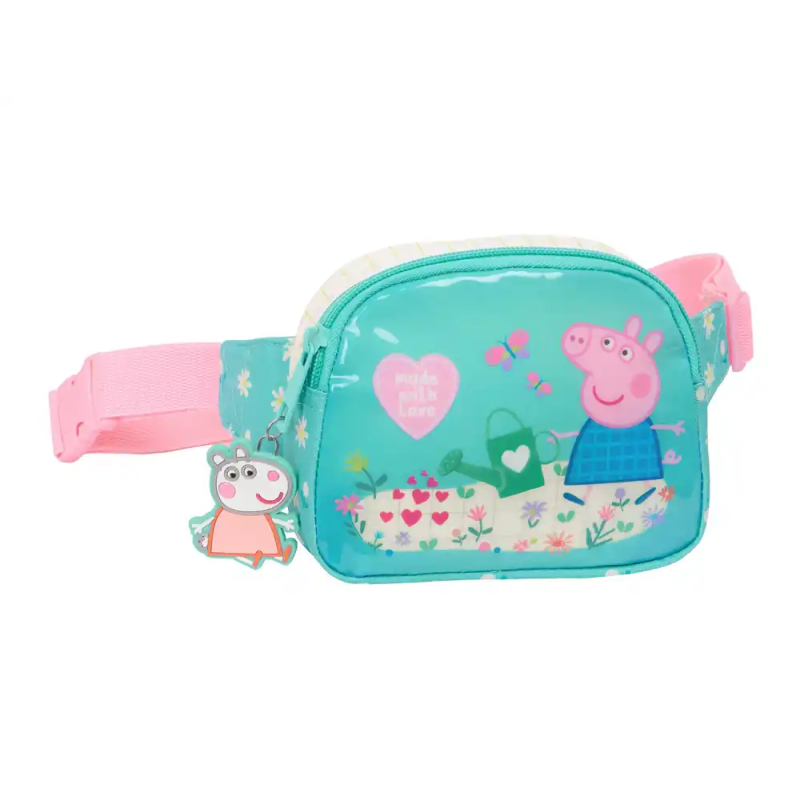 Riñonera safta infantil peppa pig pretty flowers 110x140x40 mm