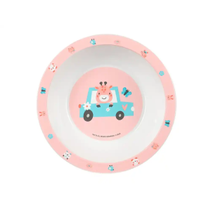 Set de platos cubiertos y vaso safta preescolar 260x260x90 mm