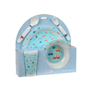 Set de platos cubiertos y...