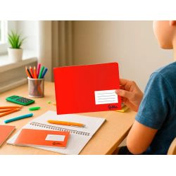 Libreta liderpapel smart a5 plus 32h 75gr apaisado cuadro 4 mm con margen colores surtidos