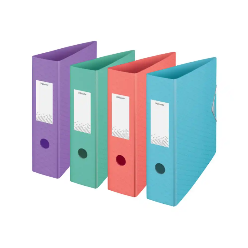 Archivador de palanca esselte colour breeze polifoam din a4 lomo 82 mm colores surtidos