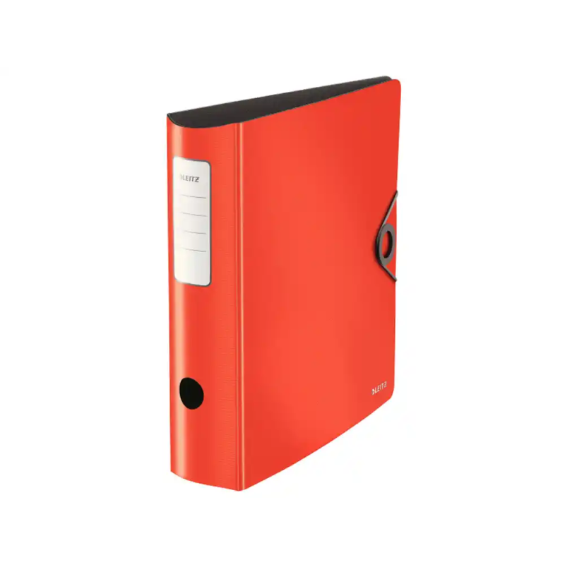 Archivador de palanca leitz active solid polyfoam 180 din a4 lomo 82 mm color rojo