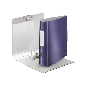 Archivador de palanca leitz active solid polyfoam 180 din a4 lomo 82 mm color azul titan