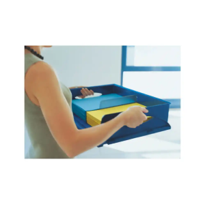 Bandeja sobremesa plastico leitz sorty din a3 jumbo color azul 490x125x385 mm