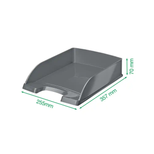 Bandeja sobremesa plastico leitz wow color fucsia 255x357x70 mm