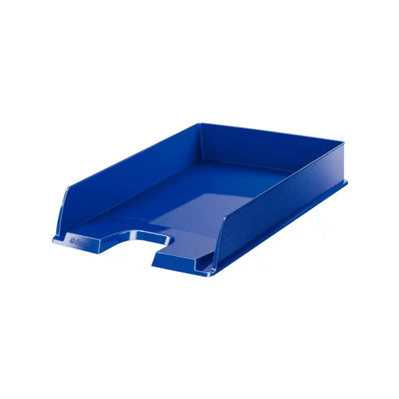 Bandeja sobremesa plastico esselte vivida color azul oscuro 254x350x61 mm