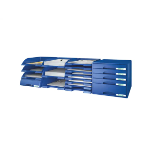 Bandeja sobremesa leitz plus jumbo gran capacidad color gris 255x103x357 mm