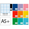 Libreta liderpapel smart a5 plus 32 hojas 75gr rayado nº46 colores surtidos