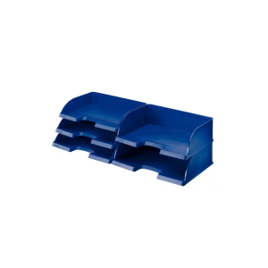 Bandeja sobremesa plastico leitz plus standard apaisada color negro 363x273x70 mm