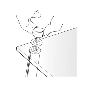 Bloc de escritura nobo acrilico inclinado din a4 transparente 210x205x297 mm