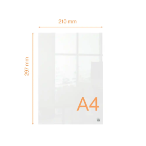 Bloc de notas nobo sobremesa acrilico din a4 transparente 210x8x297 mm
