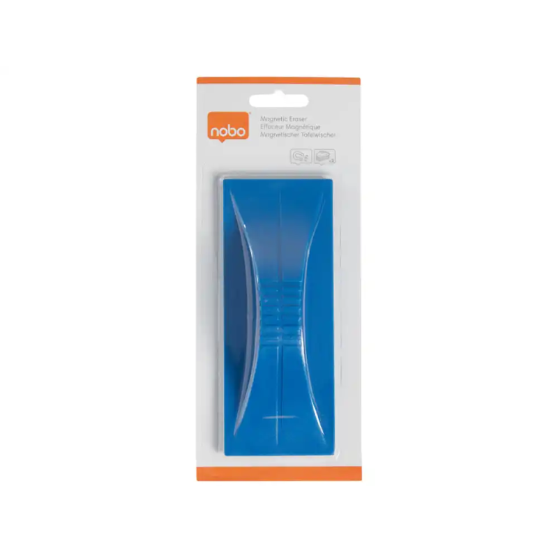 Borrador nobo magnetico para pizarra blanca color azul