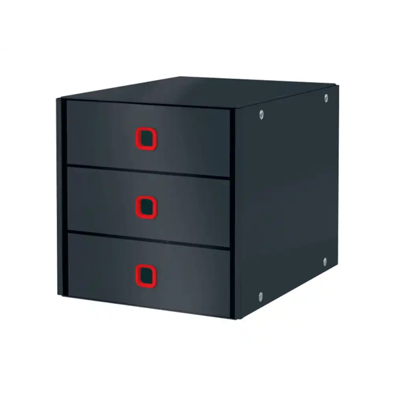 Fichero cajones de sobremesa leitz click&store 3 cajones color gris 290x283x360 mm
