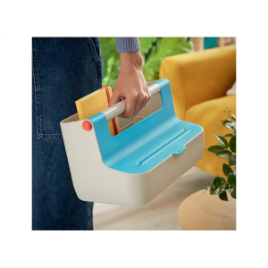 Caja de almacenamiento leitz cosy carry box color azul 367x214x196 mm