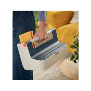 Caja de almacenamiento leitz cosy carry box color gris 367x214x196 mm