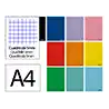 Libreta liderpapel smart a4 48 hojas 75gr cuadro 5mm con margen colores surtidos