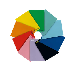 Libreta liderpapel smart a4 48 hojas 75gr cuadro 5mm con margen colores surtidos