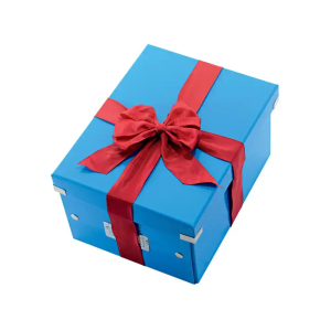 Caja de almacenamiento leitz click&store mediana color azul 281x200x369 mm