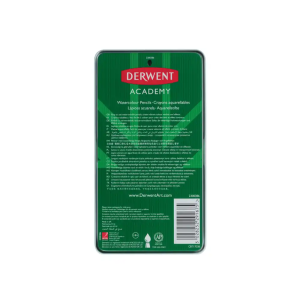 Lapices de colores derwent acuarelable tonos piel caja metalica 12 unidades colores surtidos