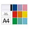 Libreta liderpapel smart a4 48 hojas 75gr horizontal con doble margen colores surtidos