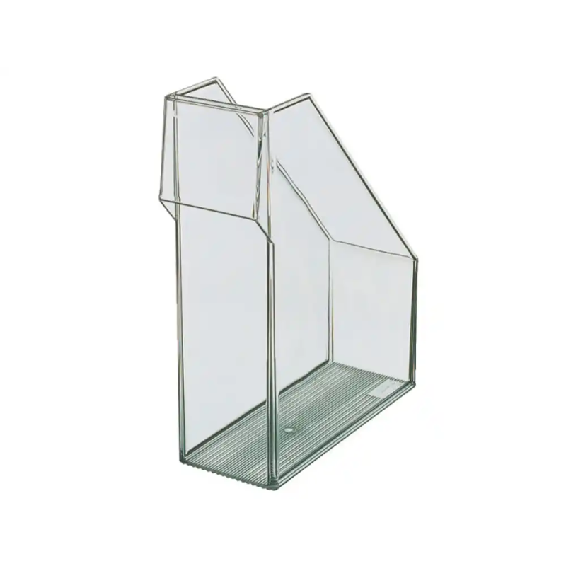 Revistero leitz exclusive plastico lomo 90 mm cristal