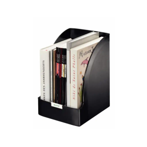 Revistero leitz exclusive plus jumbo poliestireno color negro 213x321x250 mm