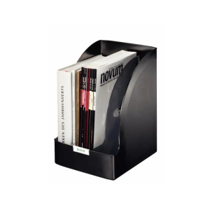 Revistero leitz exclusive plus jumbo poliestireno color negro 213x321x250 mm