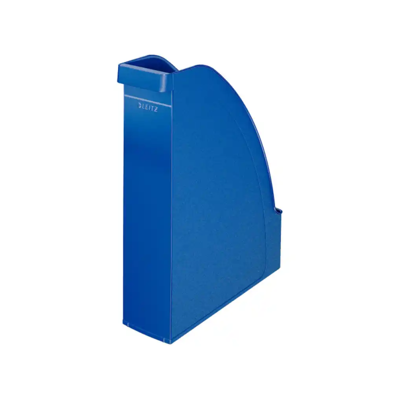 Revistero leitz plus plastico lomo 70 mm color azul 78x300x278 mm