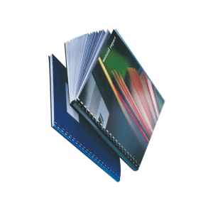 Canutillo leitz combid plastico 19 mm 180 hojas color negro caja de 100 unidades