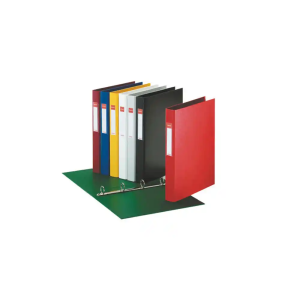Carpeta esselte 4 anillas 25 mm din a4 plastico forrado color negro