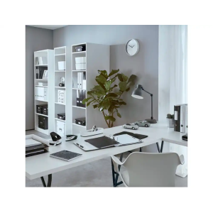 Carpeta leitz wow plastico rigido din a4 con pinza superior color blanco