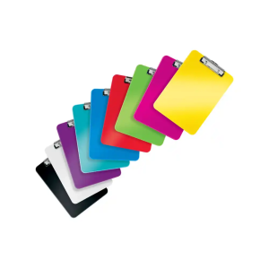 Carpeta leitz wow plastico rigido din a4 con pinza superior color verde