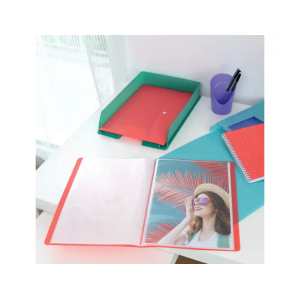 Carpeta esselte escaparate colour breeze 60 fundas polipropileno tapa flexible din a4 colores surtidos