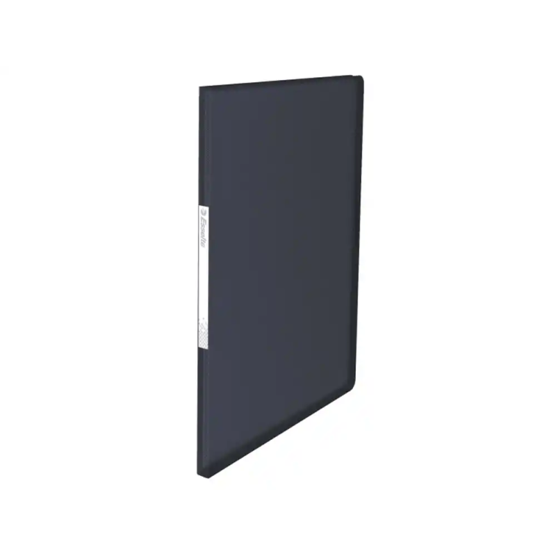 Carpeta esselte escaparate vivida 40 fundas polipropileno tapa flexible din a4 color negro