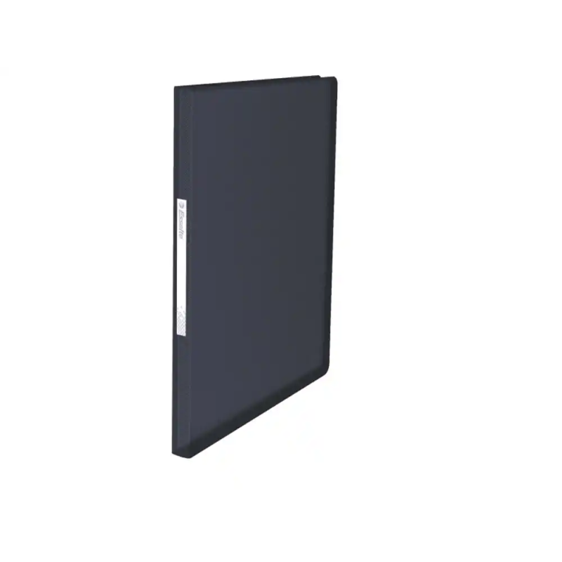 Carpeta esselte escaparate vivida 60 fundas polipropileno tapa flexible din a4 color negro
