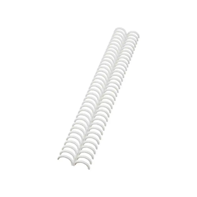Canutillo gbc ibiclick plastico blanco 16 mm caja de 50 unidades