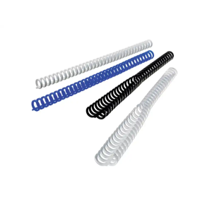 Canutillo gbc ibiclick plastico blanco 16 mm caja de 50 unidades