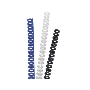 Canutillo gbc ibiclick plastico blanco 16 mm caja de 50 unidades