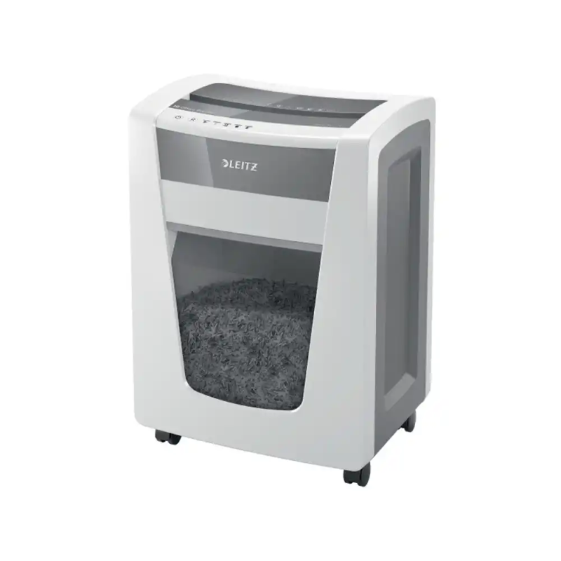 Destructora de documentos leitz iq office pro p5 capacidad de corte 15 hojas destruye grapas y clips 30