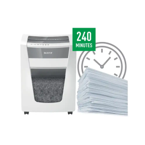 Destructora de documentos leitz iq office pro p6+ capacidad de corte 5 hojas destruye grapas y clips 30