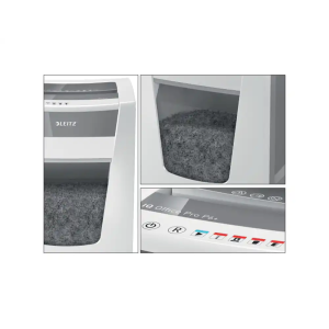Destructora de documentos leitz iq office pro p6+ capacidad de corte 5 hojas destruye grapas y clips 30