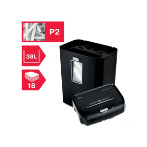 Destructora de documentos rexel promax qs rss1838 p2 capacidad de corte 18 hojas destruye grapas clips y