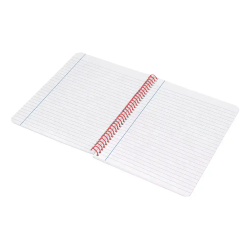 Cuaderno espiral liderpapel a4 wonder tapa plastico 80h 90gr rayado horizontal con margen color negro