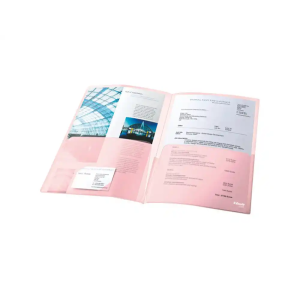 Carpeta dossier esselte din a4 dos bolsas canguro polipropileno 180 mc transparente bolsa de 5