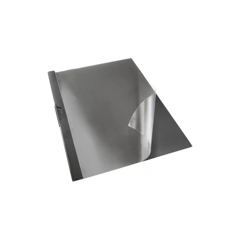 Carpeta esselte clipfiles pinza lateral pvc din a4 clip metal lomo 3 mm color negro
