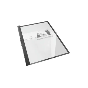 Carpeta esselte clipfiles pinza lateral pvc din a4 clip metal lomo 3 mm color negro