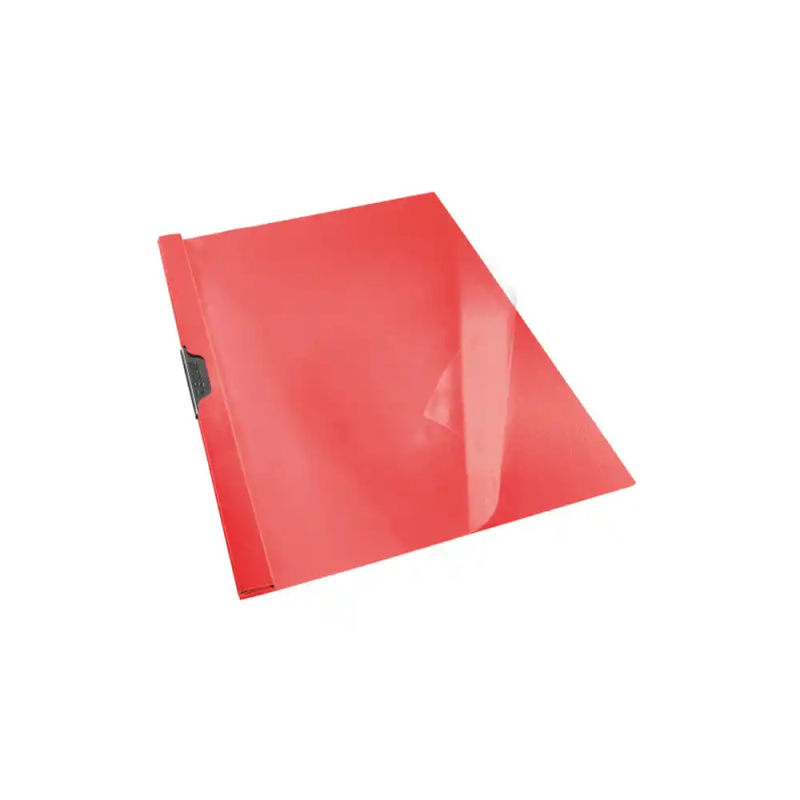 Carpeta esselte clipfiles pinza lateral pvc din a4 clip metal lomo 6 mm color rojo