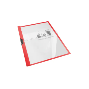 Carpeta esselte clipfiles pinza lateral pvc din a4 clip metal lomo 6 mm color rojo