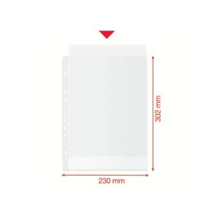 Funda multitaladro esselte polipropileno 70 mc reciclado piel de naranja din a4 11 taladros con refuerzo caja de